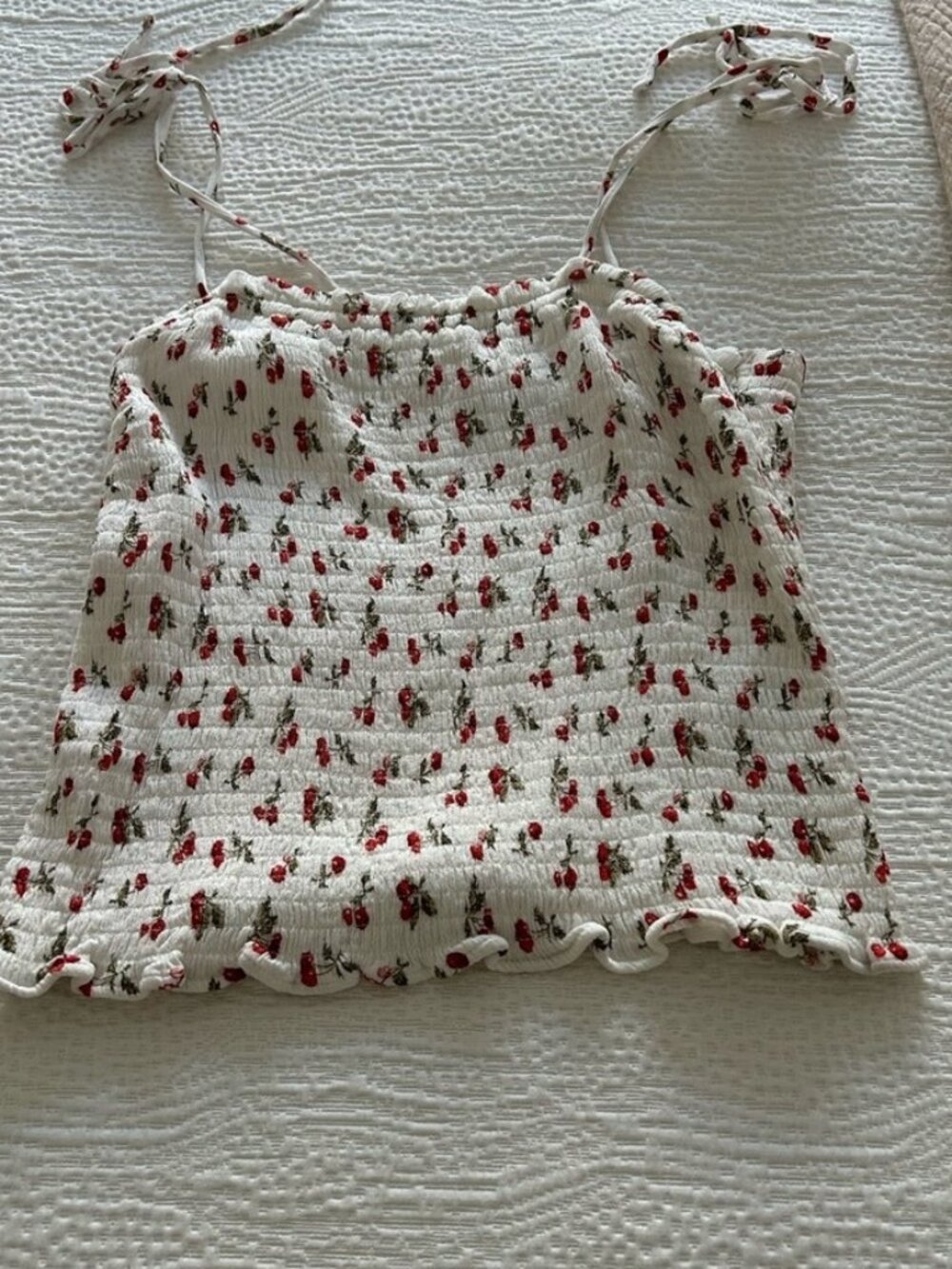 Top with tie straps. Size s